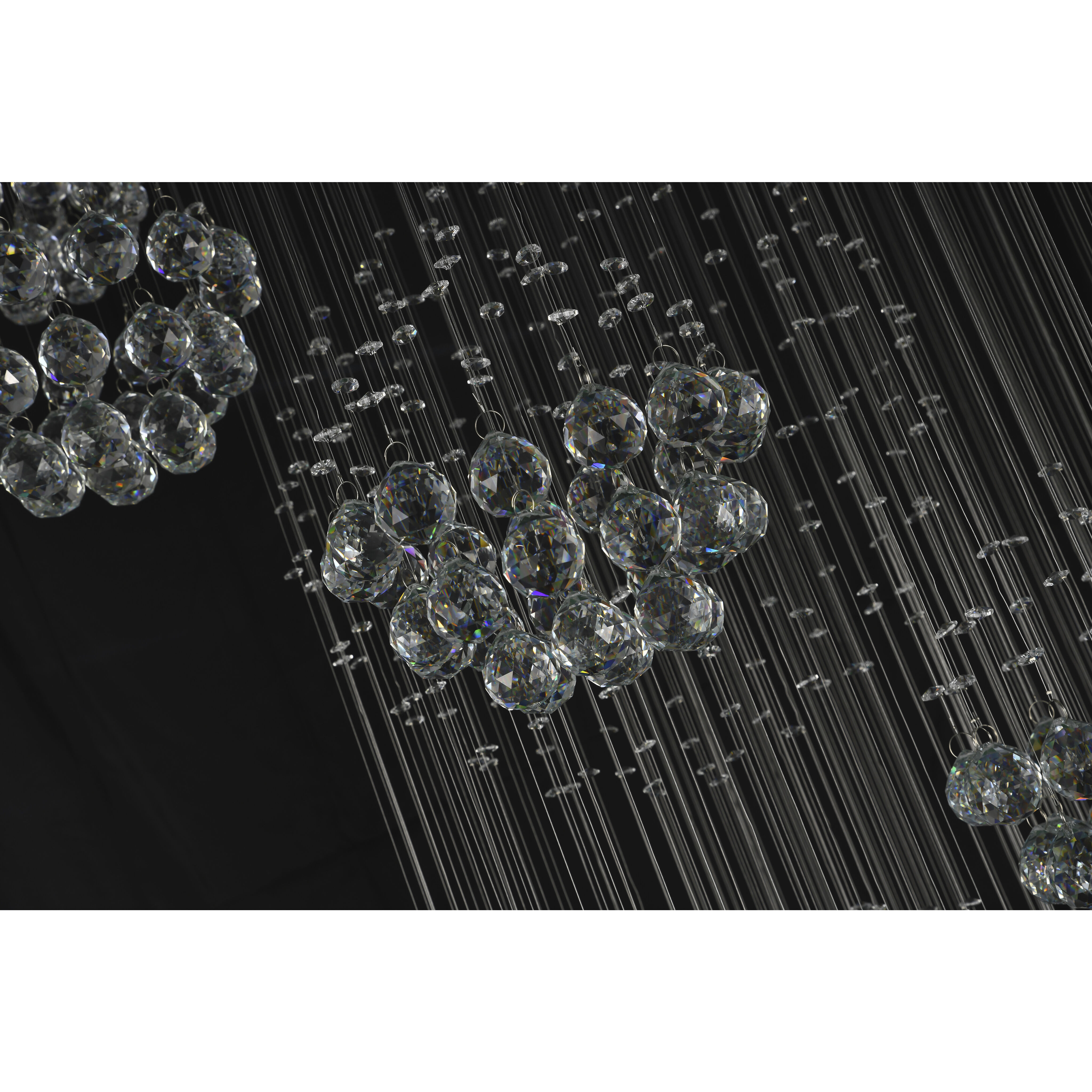 Canada 16 Light 39.3 inch Chrome Chandelier Ceiling Light